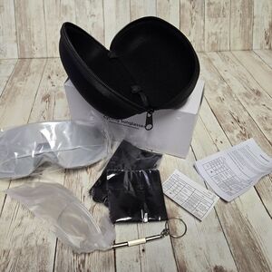 Cycling Sunglasses UV400 Cat 3 w/ Case 2 Lenses Running Golf NEW